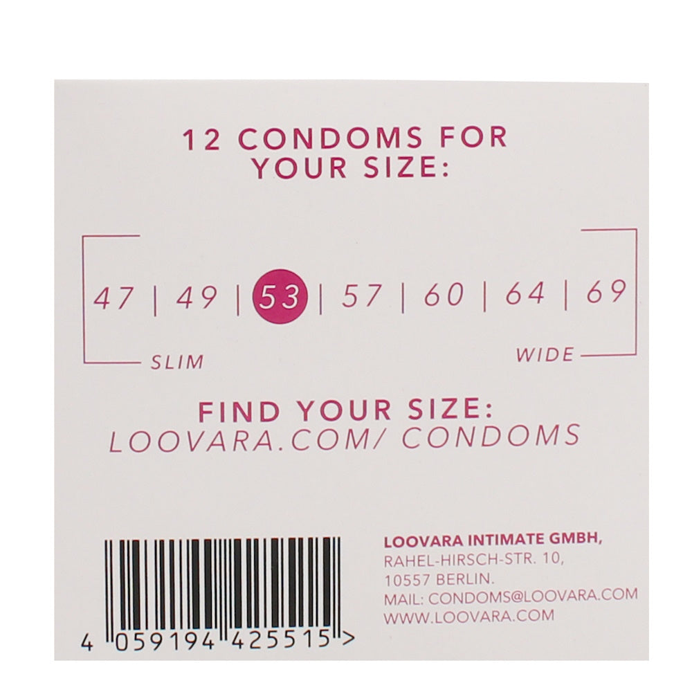 Loovara FOX Condoms 12's - Size 53