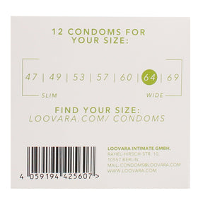 Loovara BUFFALO Condoms 12's - Size 64