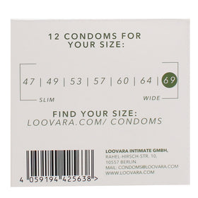 Loovara MOOSE Condoms 12's - Size 69