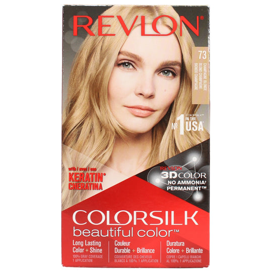 Revlon COLORSILK Permanent Hair Colour - 73 Champagne Blonde