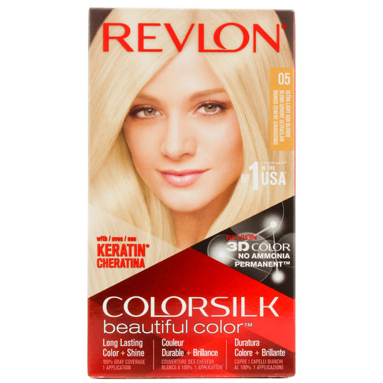 Revlon COLORSILK Permanent Hair Colour - 05 Ultra Light Ash Blonde