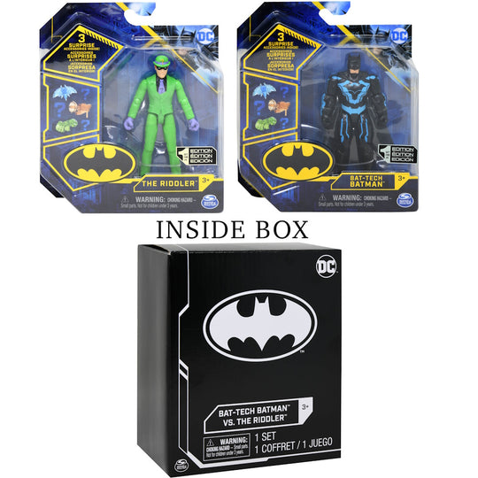 DC Bat-Tech Batman & The Riddler Action Figures