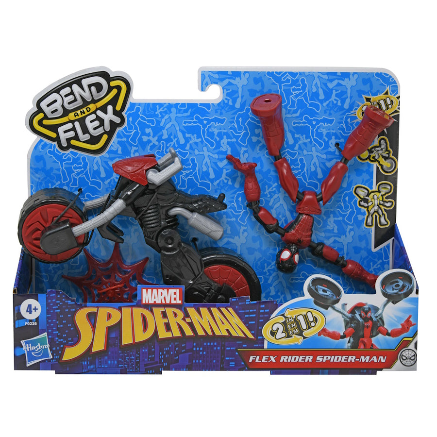 MARVEL Spider-Man Bend & Flex - Flex Rider Spider-Man