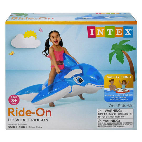 INTEX Lil' Whale Ride-On 60" x 45"