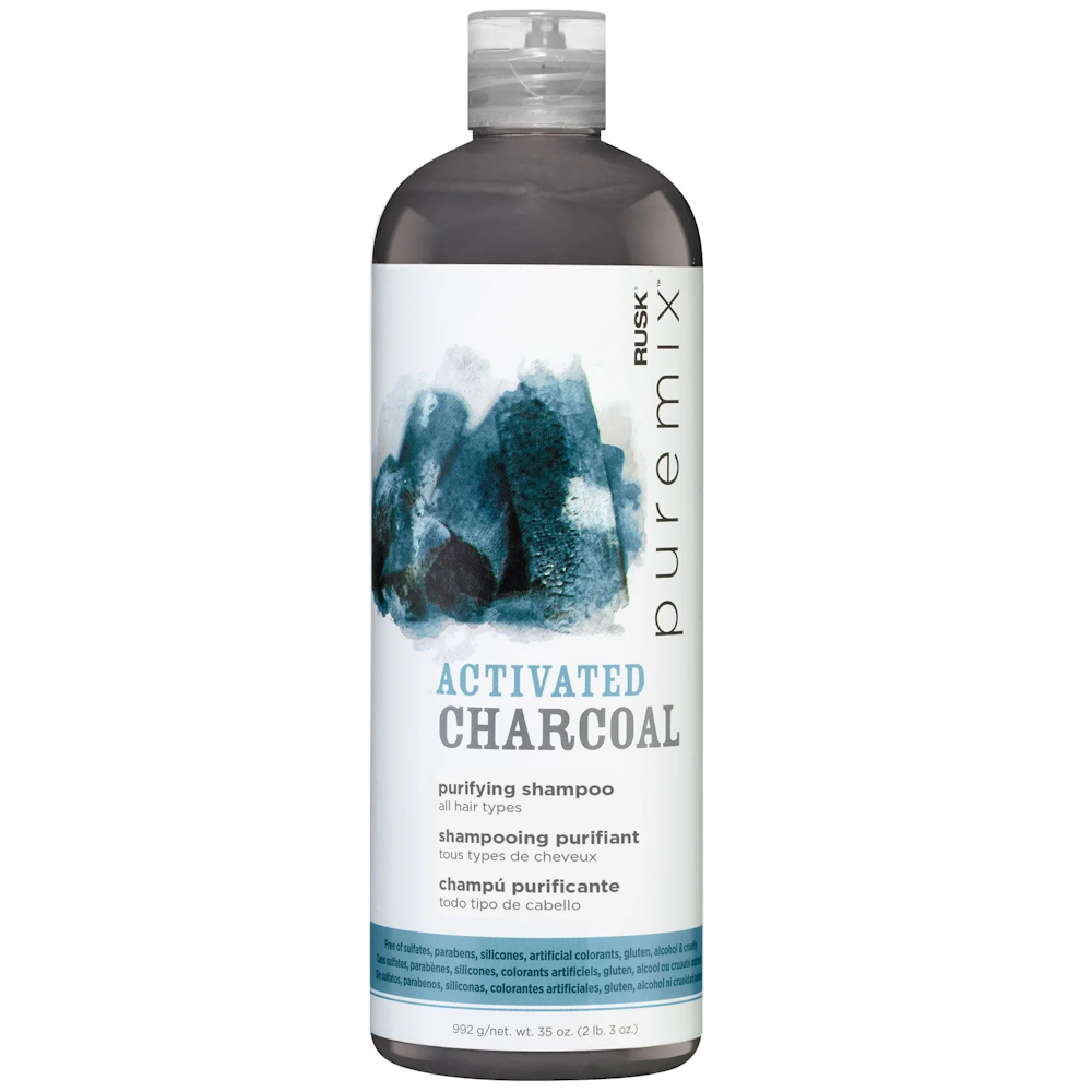 RUSK Puremix ACTIVATED CHARCOAL Purifying Shampoo 1L