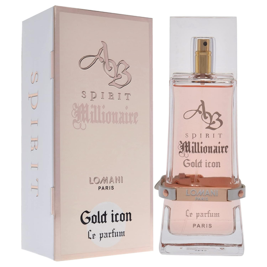 AB Spirit Millionaire Gold Icon by LOMANI 100mL Le Parfum