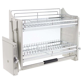 2 Tier Pull-Out Cabinet Organizer - 900mm