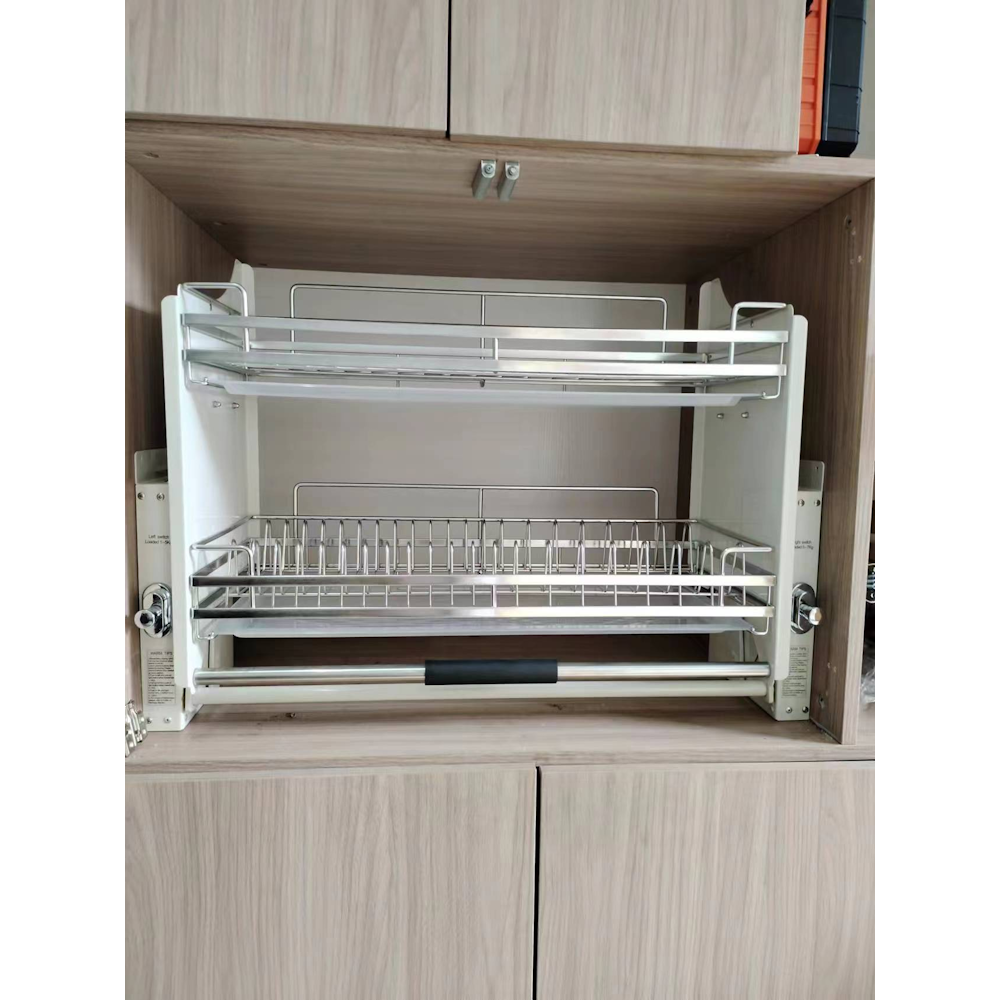 2 Tier Pull-Out Cabinet Organizer - 800mm
