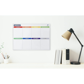 Weekly Fridge Calendar Whiteboard with Marker & Eraser