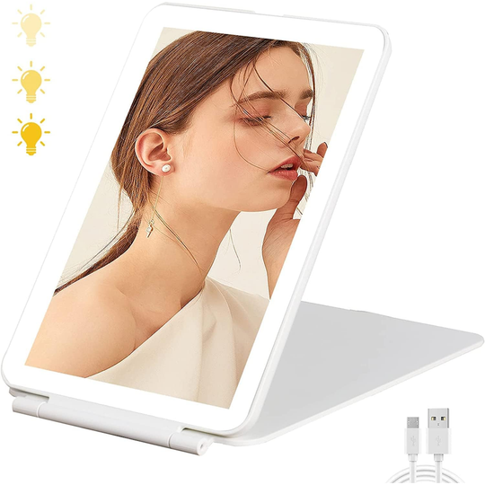 Rechargeable Makeup Mirrors - White