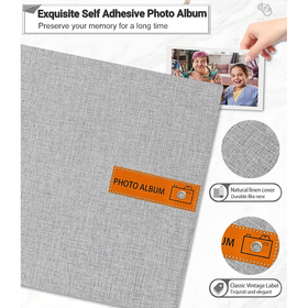 Self Adhesive Linen Photo Album - 80 pages