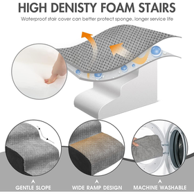3-Tier High Density Foam Pet Stairs