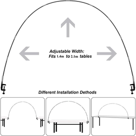 Adjustable Table Balloon Arch Holder Kit