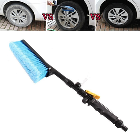 Car Washing Brush with Hose Attachment and Soap Dispenser