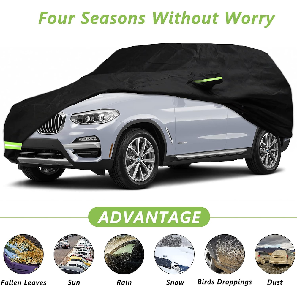All-Weather Heavy Duty Car Cover for SUV - 5.1m