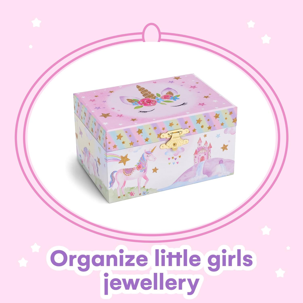 Jewelkeeper Girl's Musical Jewelry Storage Box