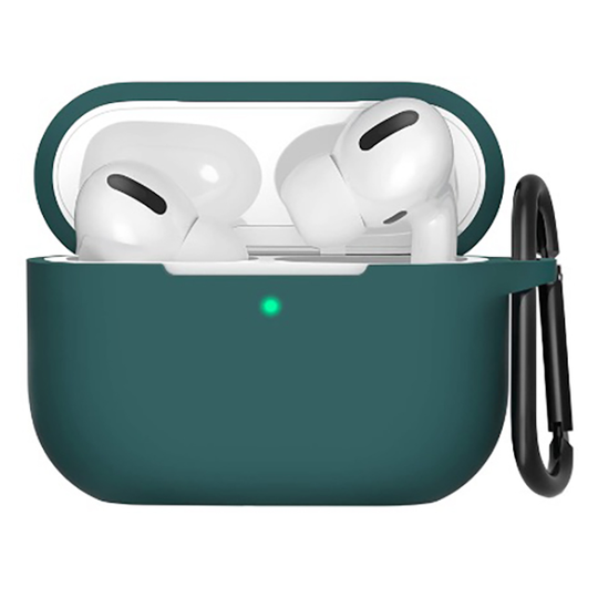 AirPods Pro Case Cover with Carabiner - Green