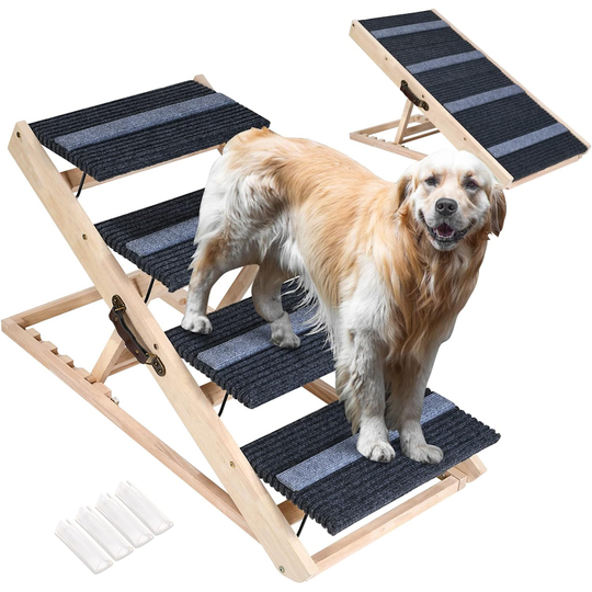 2in1 Adjustable Pet Ramp and Dog Stairs