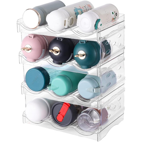 4-Tier Tumbler/Water Bottle  Organizer - 12 Containers