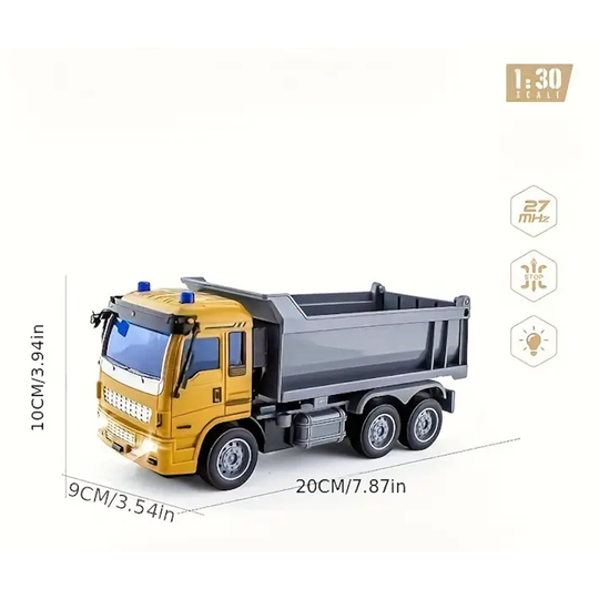 RC 4-Channel Dump Truck Toy