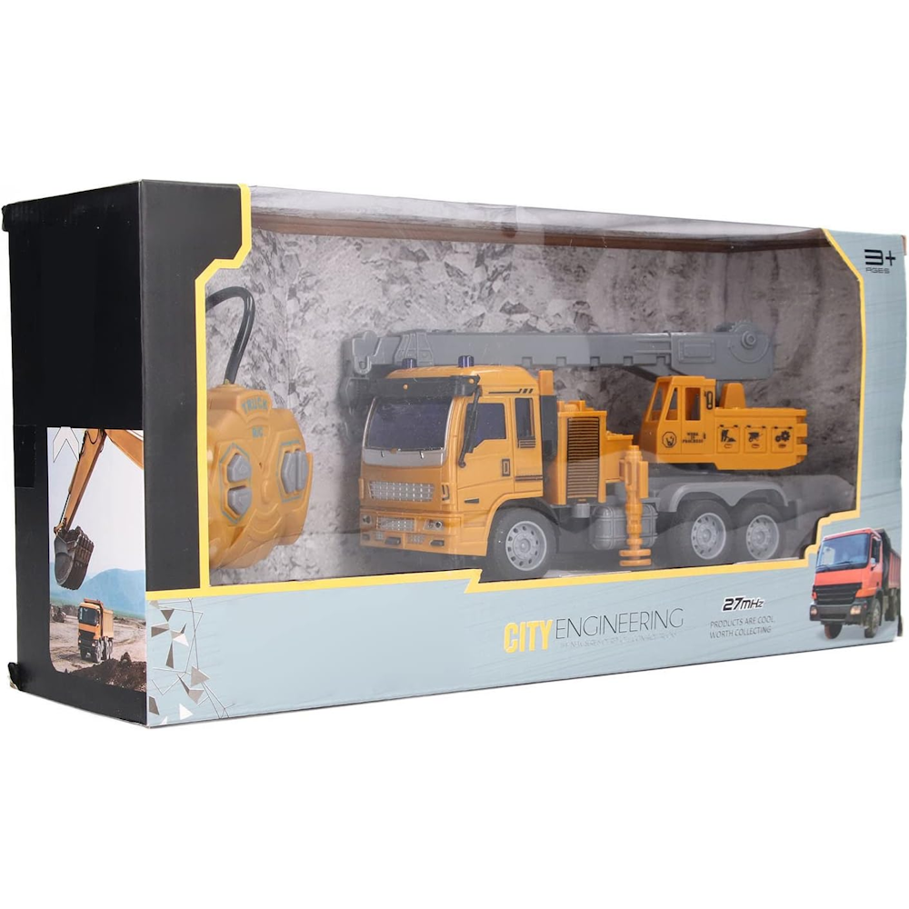 RC 4-Channel Crane Truck Toy