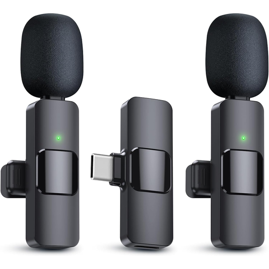 2pk USB-C Wireless Microphone