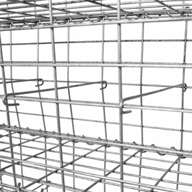 Gabion Baskets Garden Mesh Cages Wire Stone - 100x100x100 cm