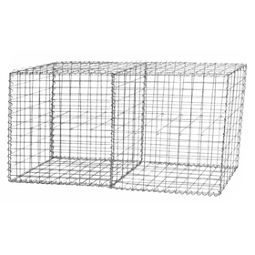 Gabion Baskets Garden Mesh Cages Wire Stone - 100x100x100 cm