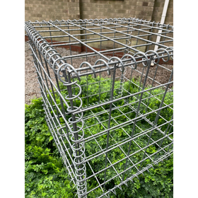 Gabion Baskets Garden Mesh Cages Wire Stone - 100x50x100 cm