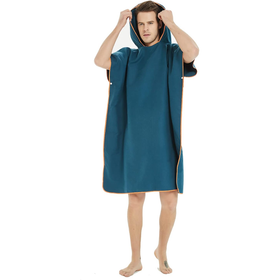 Changing Robe Towel with Hood - Blue
