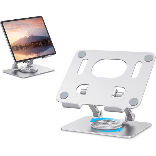 Swivel Tablet Stand with 360 Rotating Base