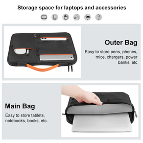 16" Laptop Handbag - Black
