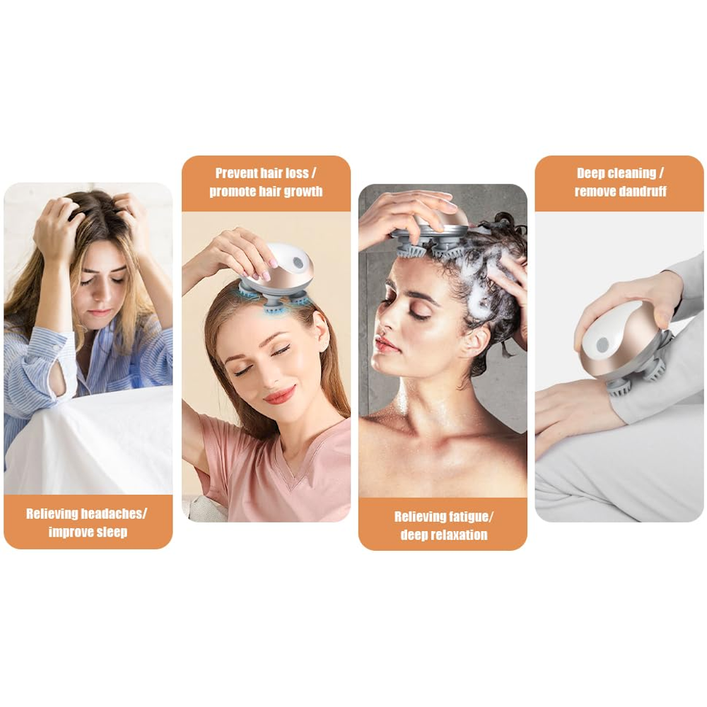 360° Kneading Electric Scalp Massager