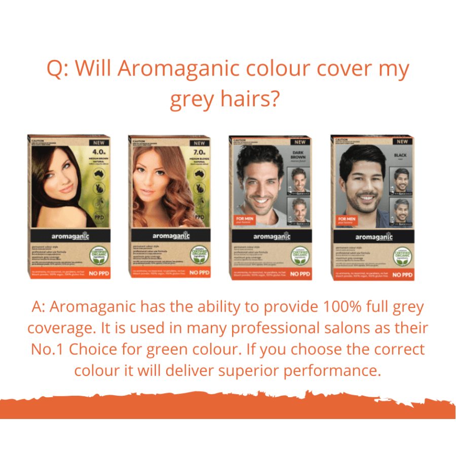 Aromaganic Organic Hair Colour - 1.0N Men's Black (Natural)