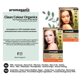 Aromaganic Organic Hair Colour - 4.02 Rich Cocoa Chestnut