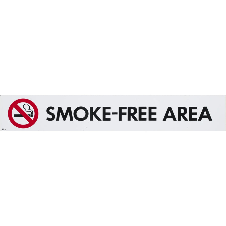 S/Adh Sign Smoke-Free Area 55x330
